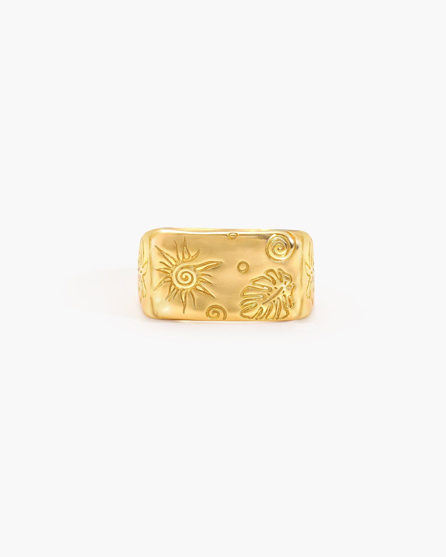 Palma Signet Ring in Silver