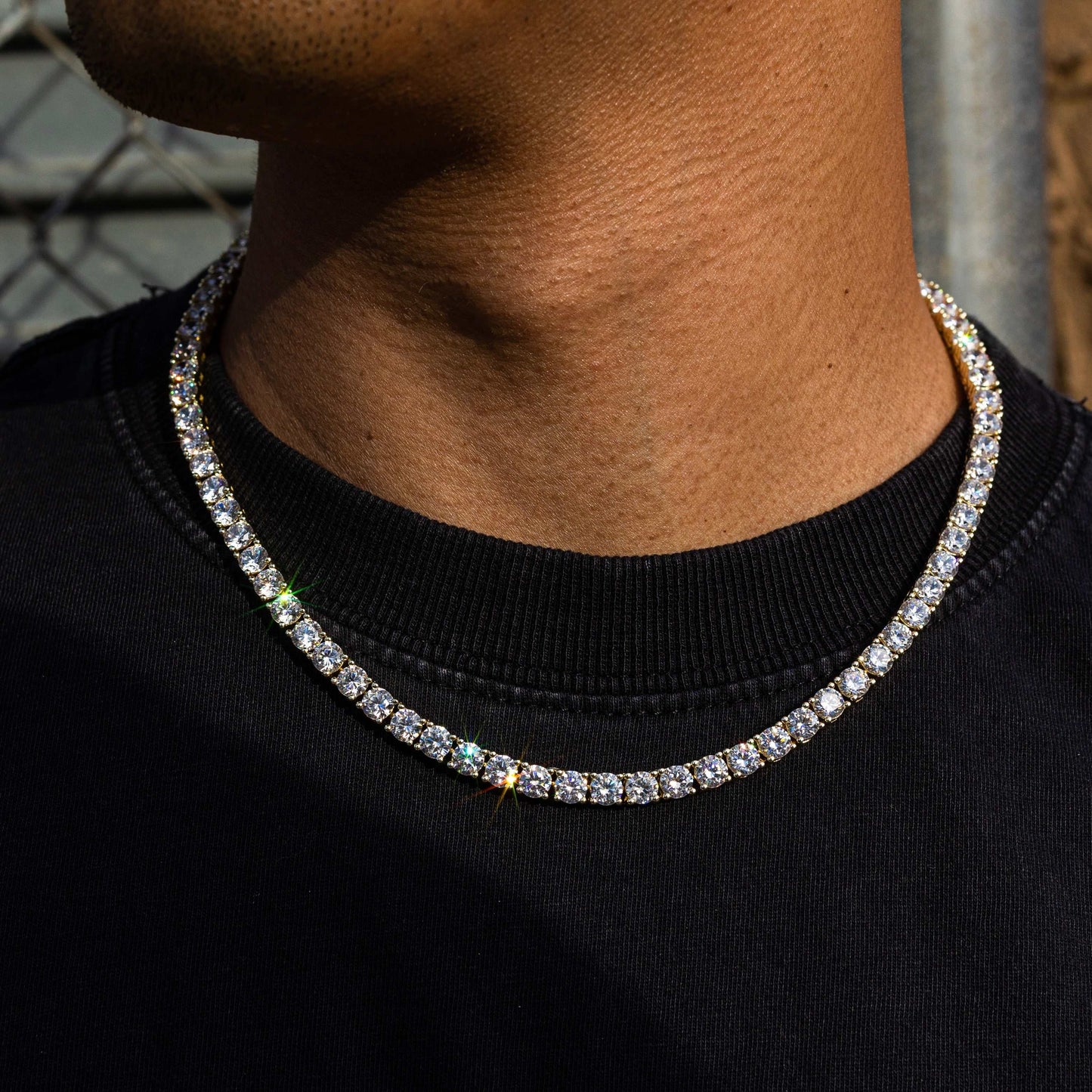 5mm Diamond Tennis Necklace