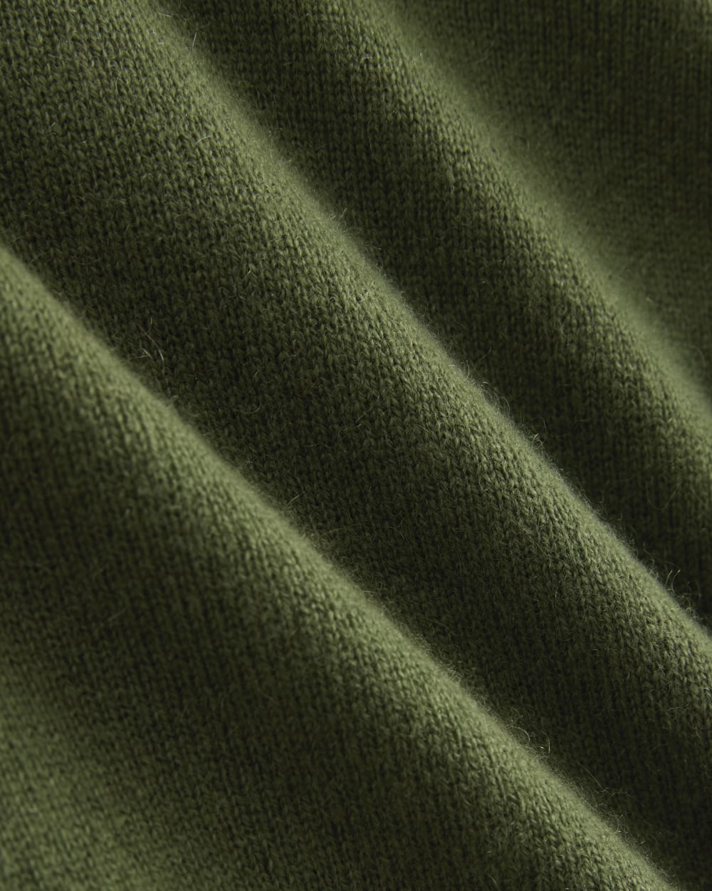 Cashmere Cropped Cardigan | Forest Green
