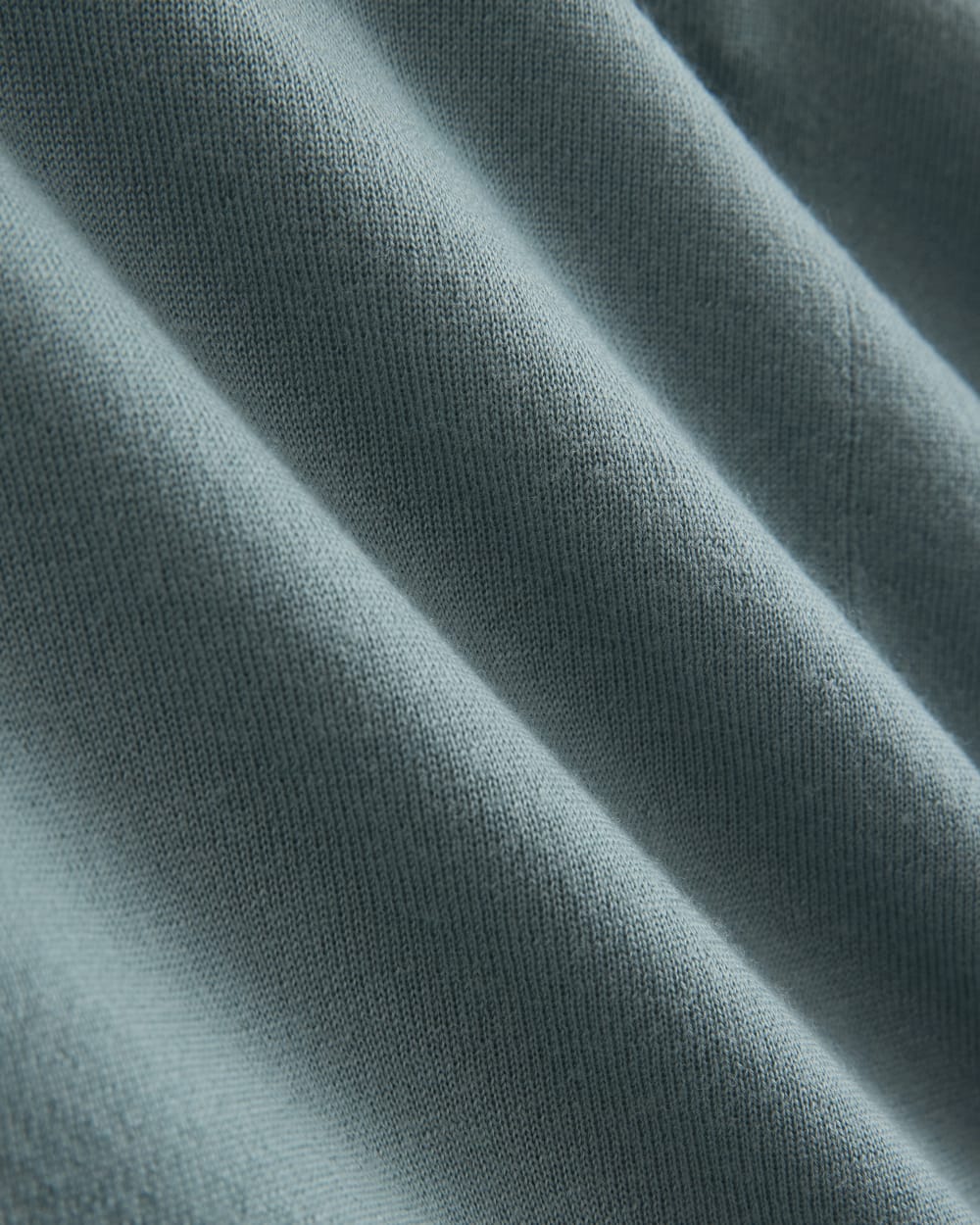 Mockneck Sweater In Ultrafine Merino | Gray Mist