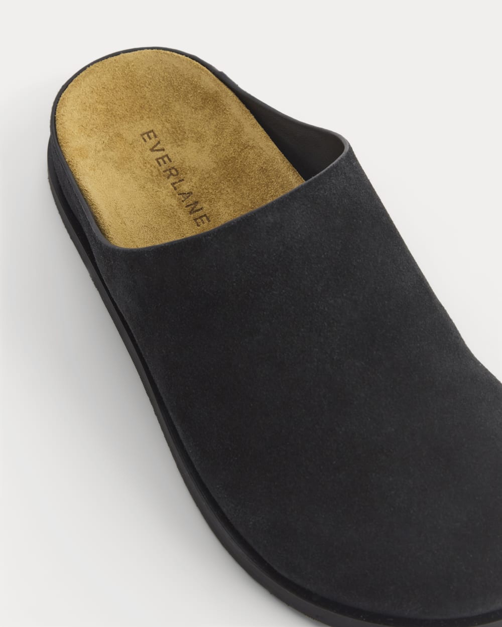 Suede Clog | Black Suede