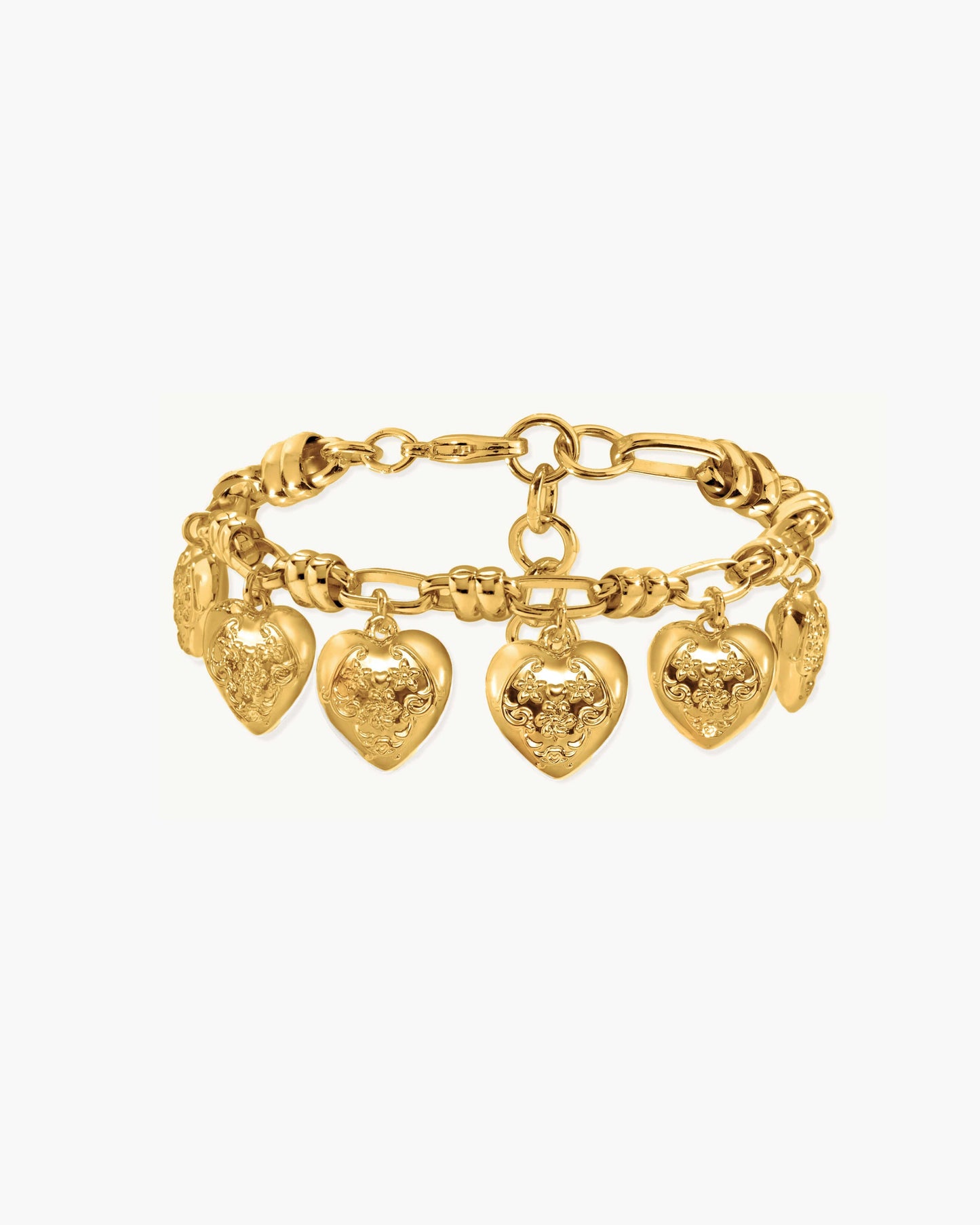 Heart Club Bracelet in Silver