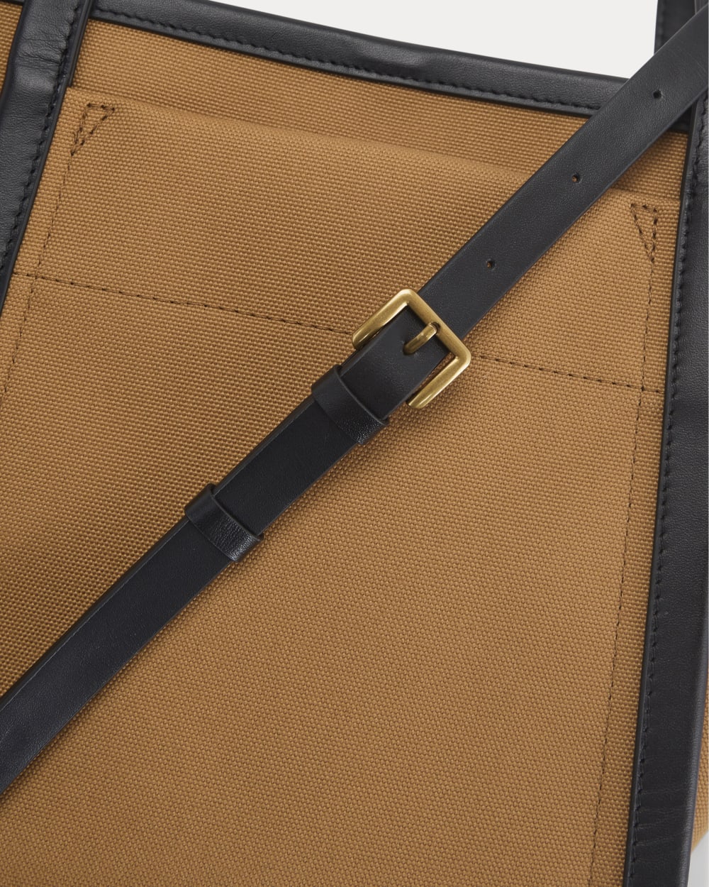 Canvas Mini Lug Tote | Golden Brown