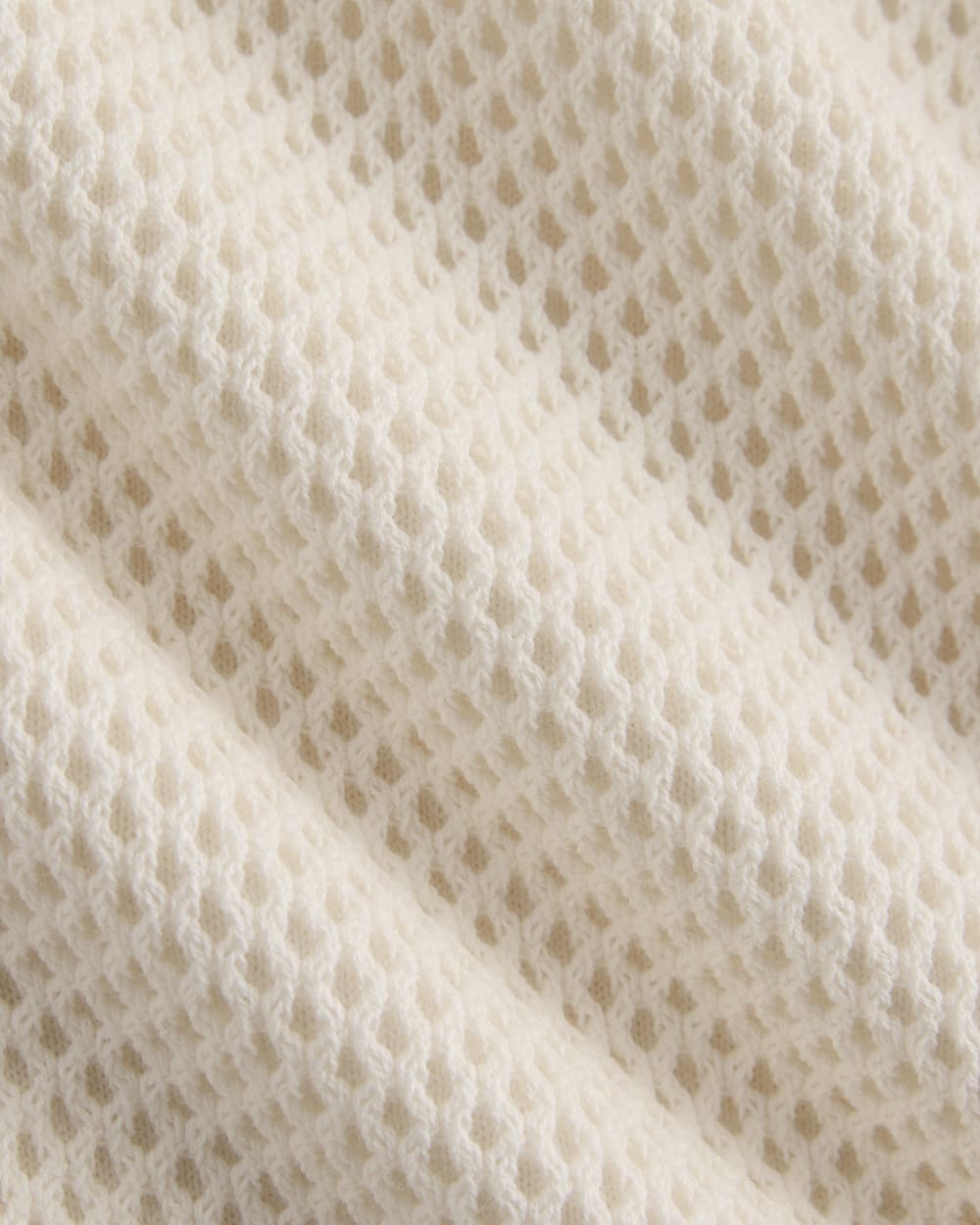 Mesh-Knit Short-Sleeve Dress | Bone
