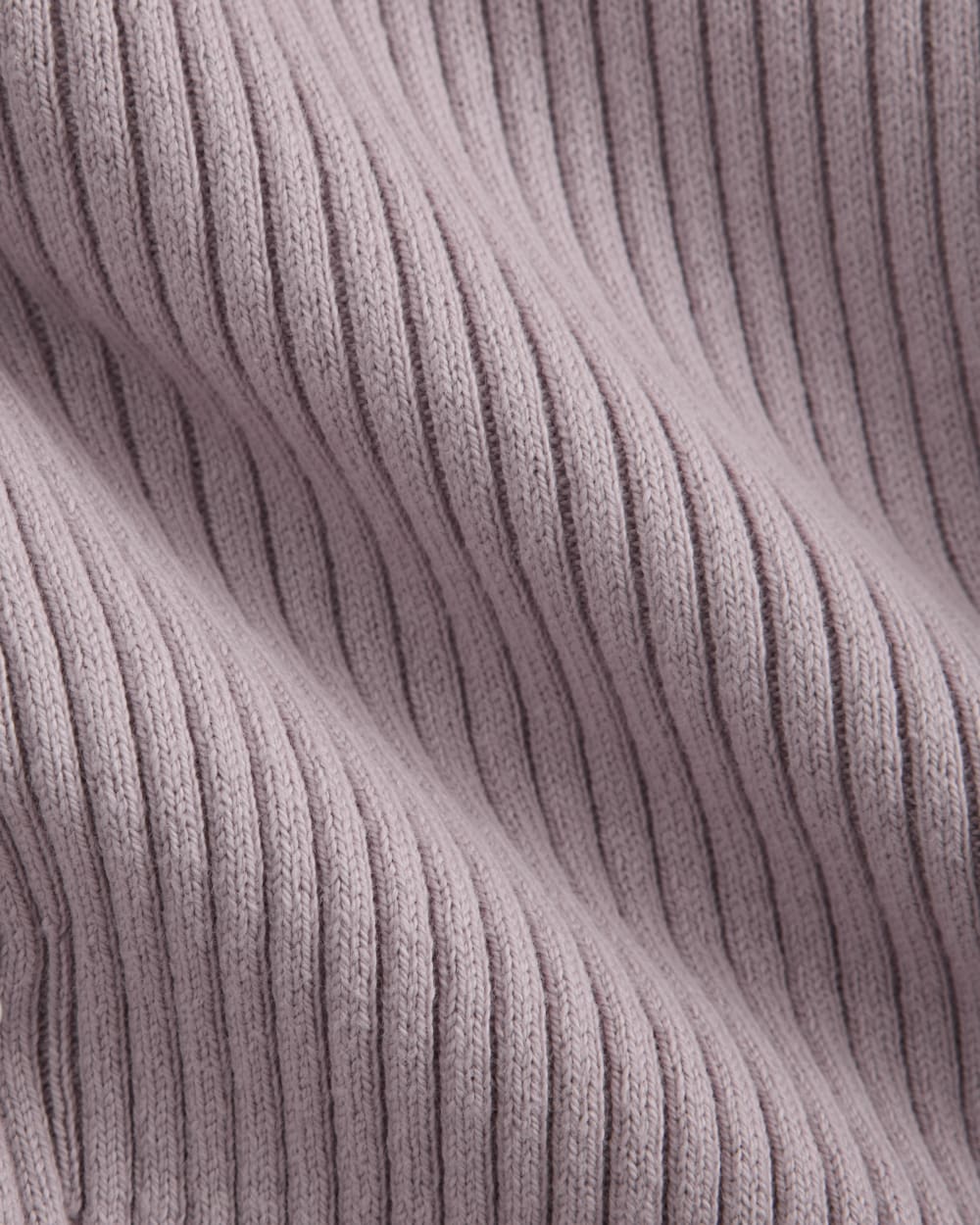 Full-Zip Ribbed Jacket in Everyday Cotton | Burnished Lilac