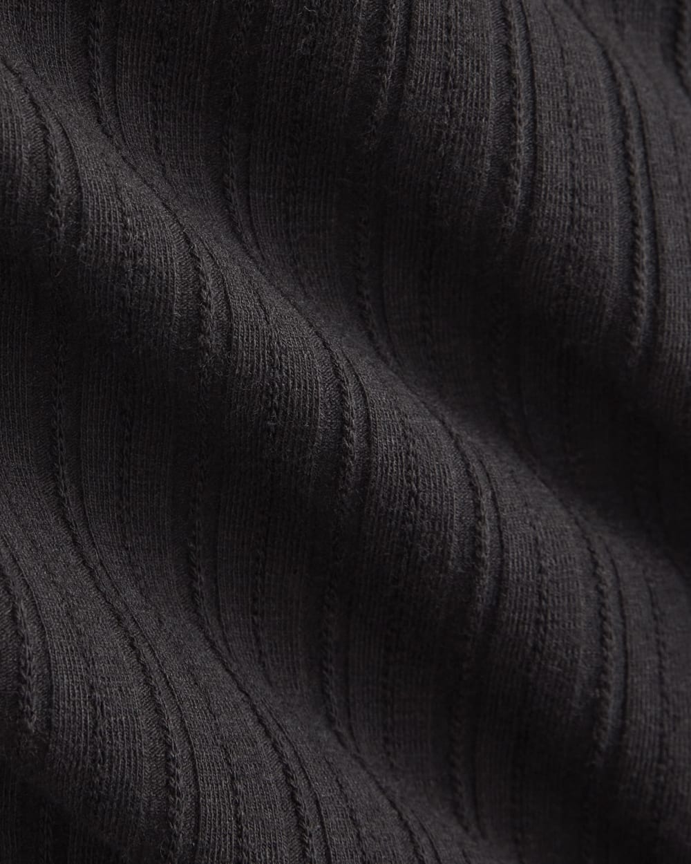 Racerback Tank in Pointelle | Black