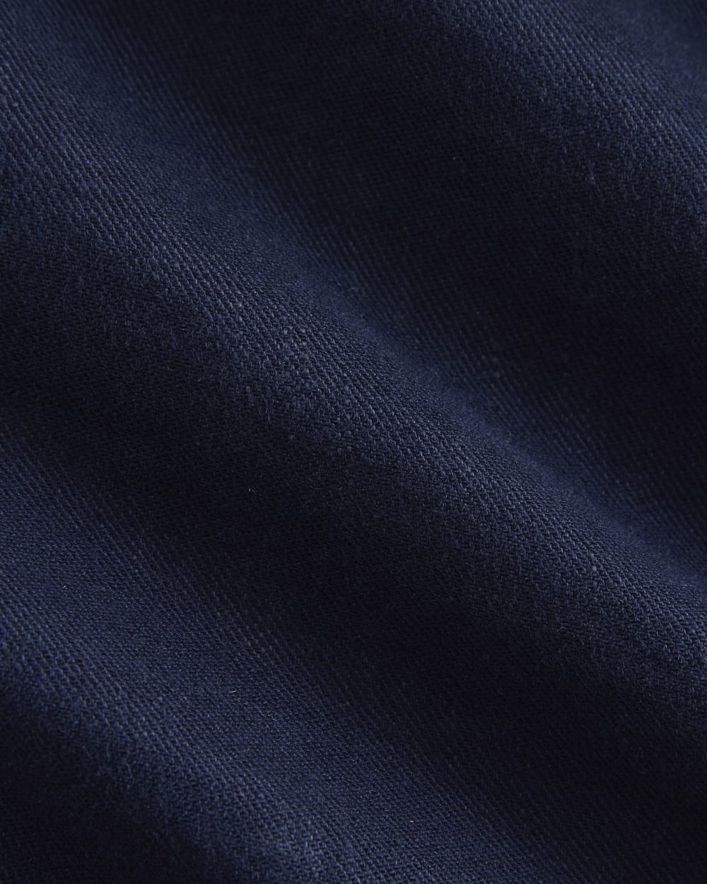 Long Vest in Stretch Linen | Navy