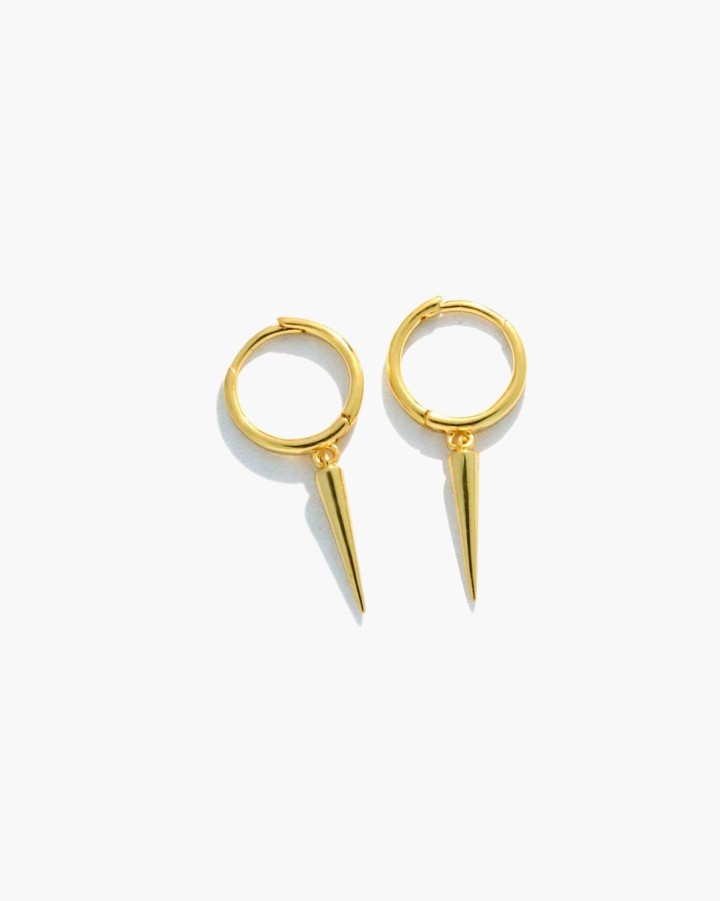 Spike Earrings in Silver