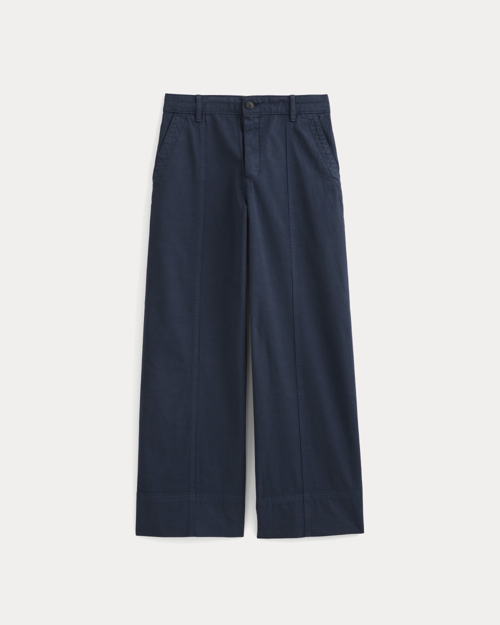 Seamed Wide-Leg Pant | Navy