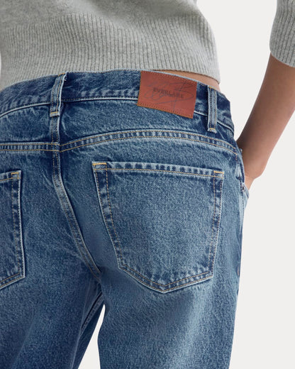 Everlane x Elena Bonvicini La Brea Low-Rise Baggy Jean | Blue Bird Indigo