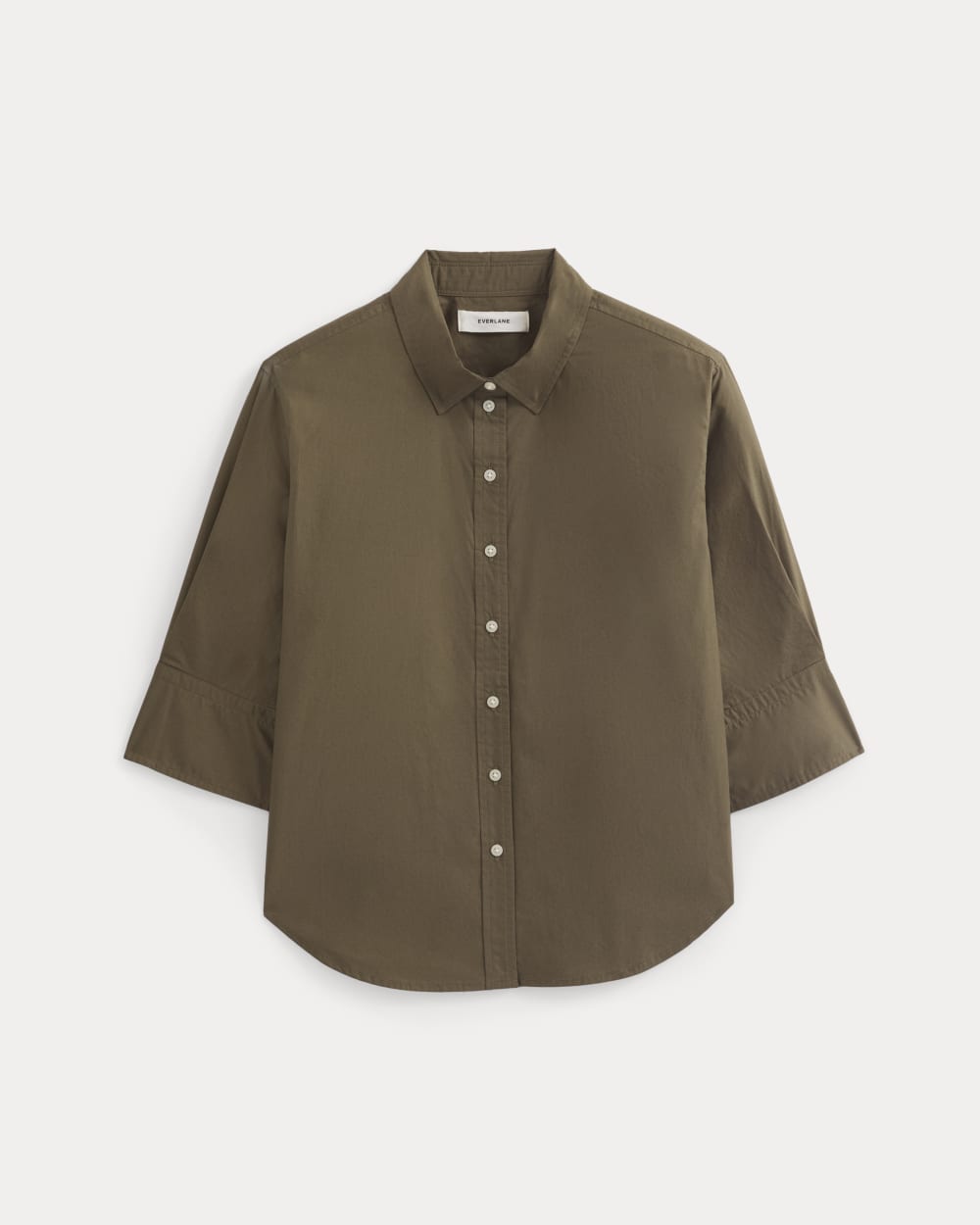 Cuff Detail Shirt in Lightweight Cotton | Beech