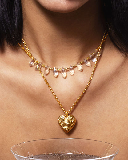 Crystal Raindrop Necklace