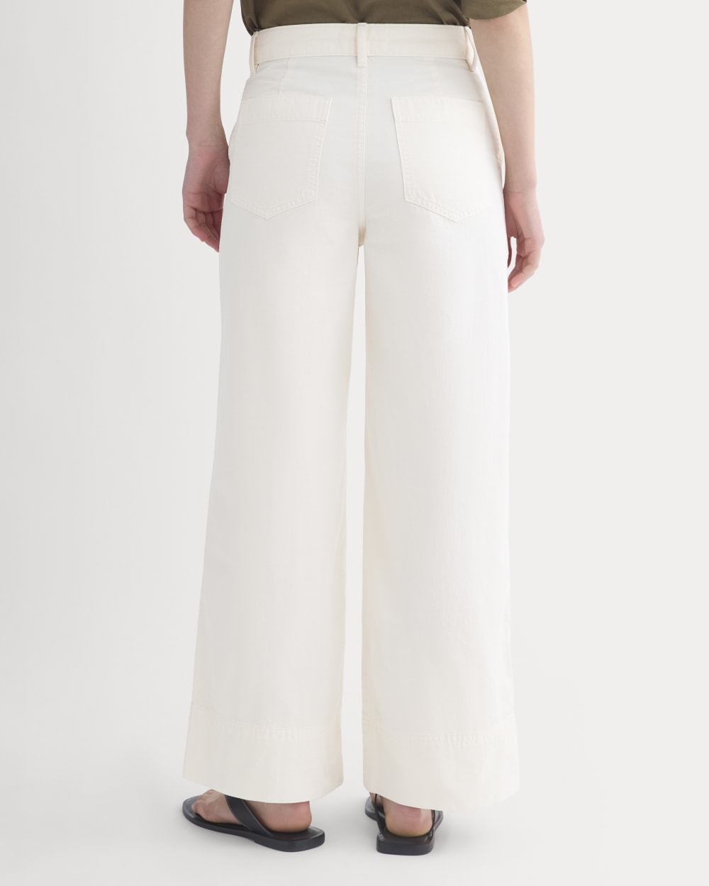 Seamed Wide-Leg Pant | Bone