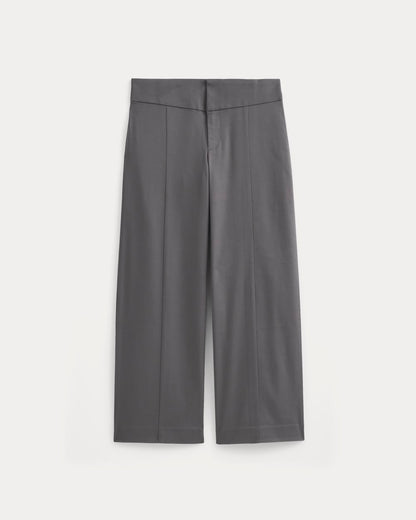 Tailored Drape Seam Pant | Charcoal Grey
