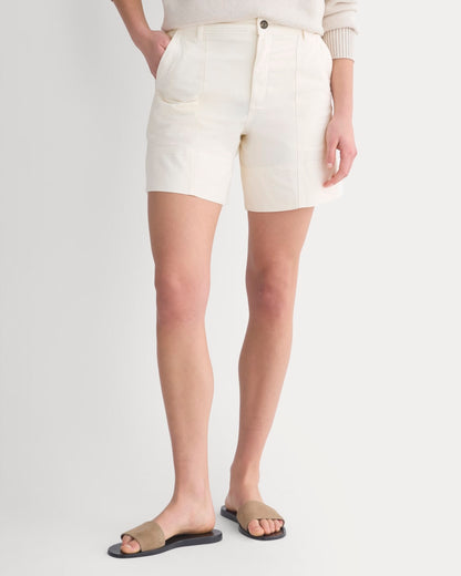 Seamed Everywhere Short | Bone