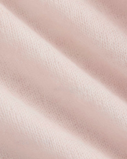 The Air Alpaca™ Short-Sleeve Cardigan | Soft Pink