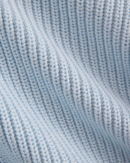 Cropped Ribbed Crew in Everyday Cotton | Skywriting