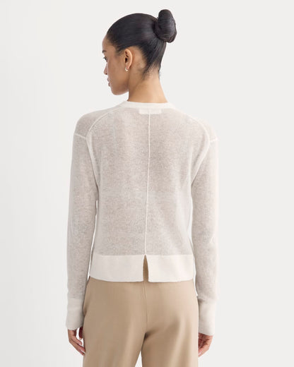 The Air Alpaca ™ High V Cardigan | Birch