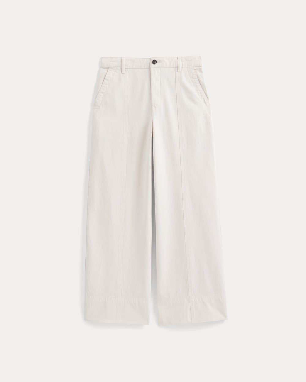 Seamed Wide-Leg Pant | Bone