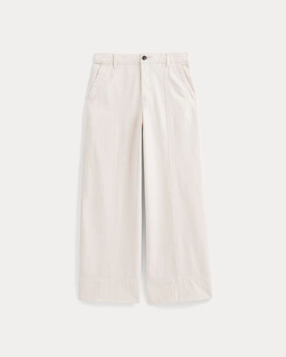 Seamed Wide-Leg Pant | Bone