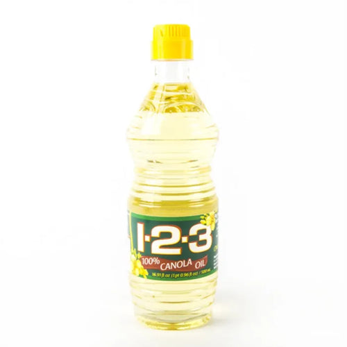 1-2-3 Canola Oil Wholesale Cooking Essentials Mexmax INC Your Mexican Grocery Supplier.