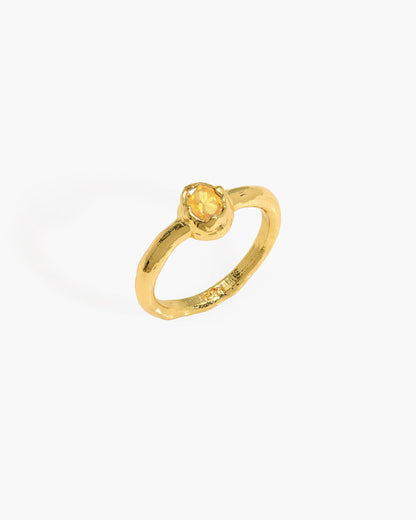 Birthstone Ring in Gold - November