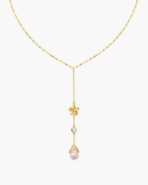 Petal Lariat Necklace