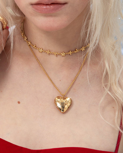 Tender Openable Locket Necklace in Gold