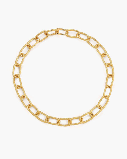 Chunky Textured Chain Necklace