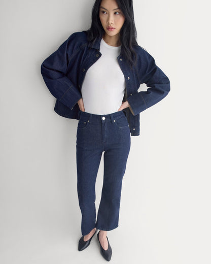 High-Rise Kick Flare Jean | Tungsten Rinse