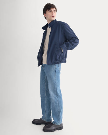 Re:Cycled Nylon Harrington Jacket | Deep Navy