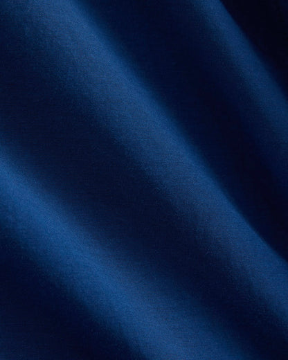 Scalloped-Collar Square Shirt | Estate Blue