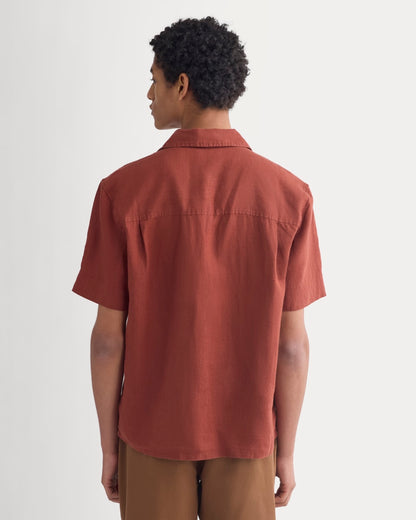 Linen Resort Shirt | Black
