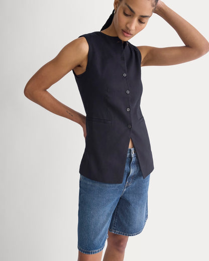 Loose Jean Short | Dark Wash