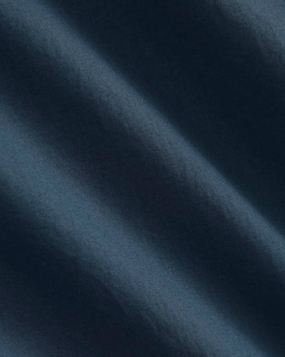 Lantern-Sleeve Shirt in Lightweight Cotton | Deep Lazuli Blue