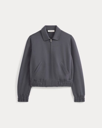 Ponte Aviator Jacket | Graphite