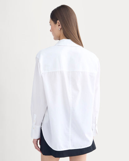 Everyday Shirt in Silky Cotton | White