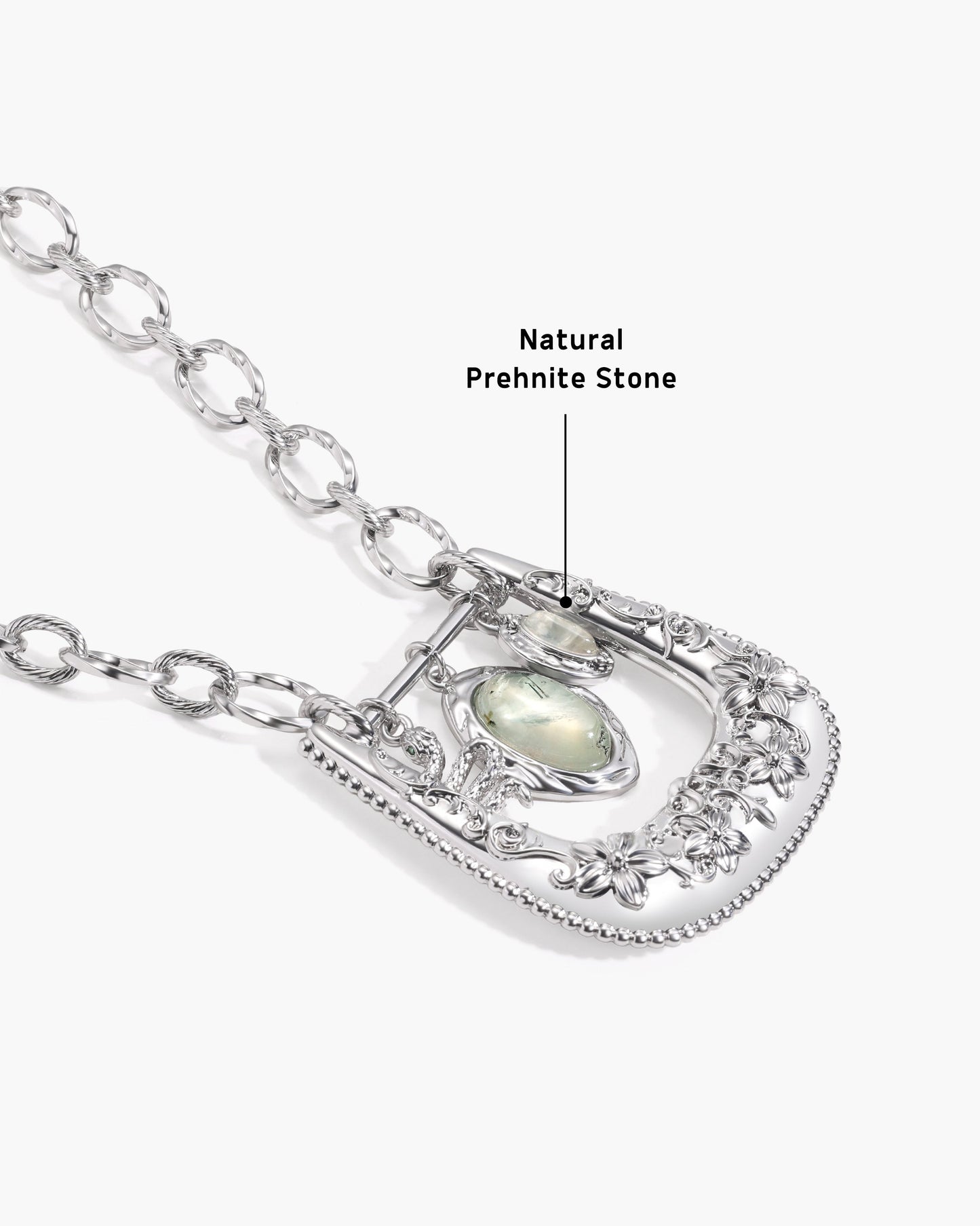 Orbit Charm Buckle Pendant Necklace