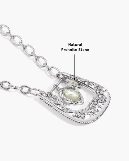 Orbit Charm Buckle Pendant Necklace