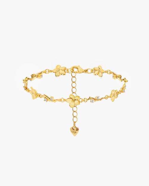 Ivy Floral Bracelet