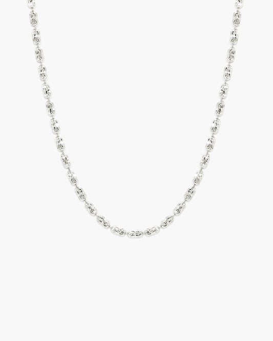 Daze Chain Necklace in Silver