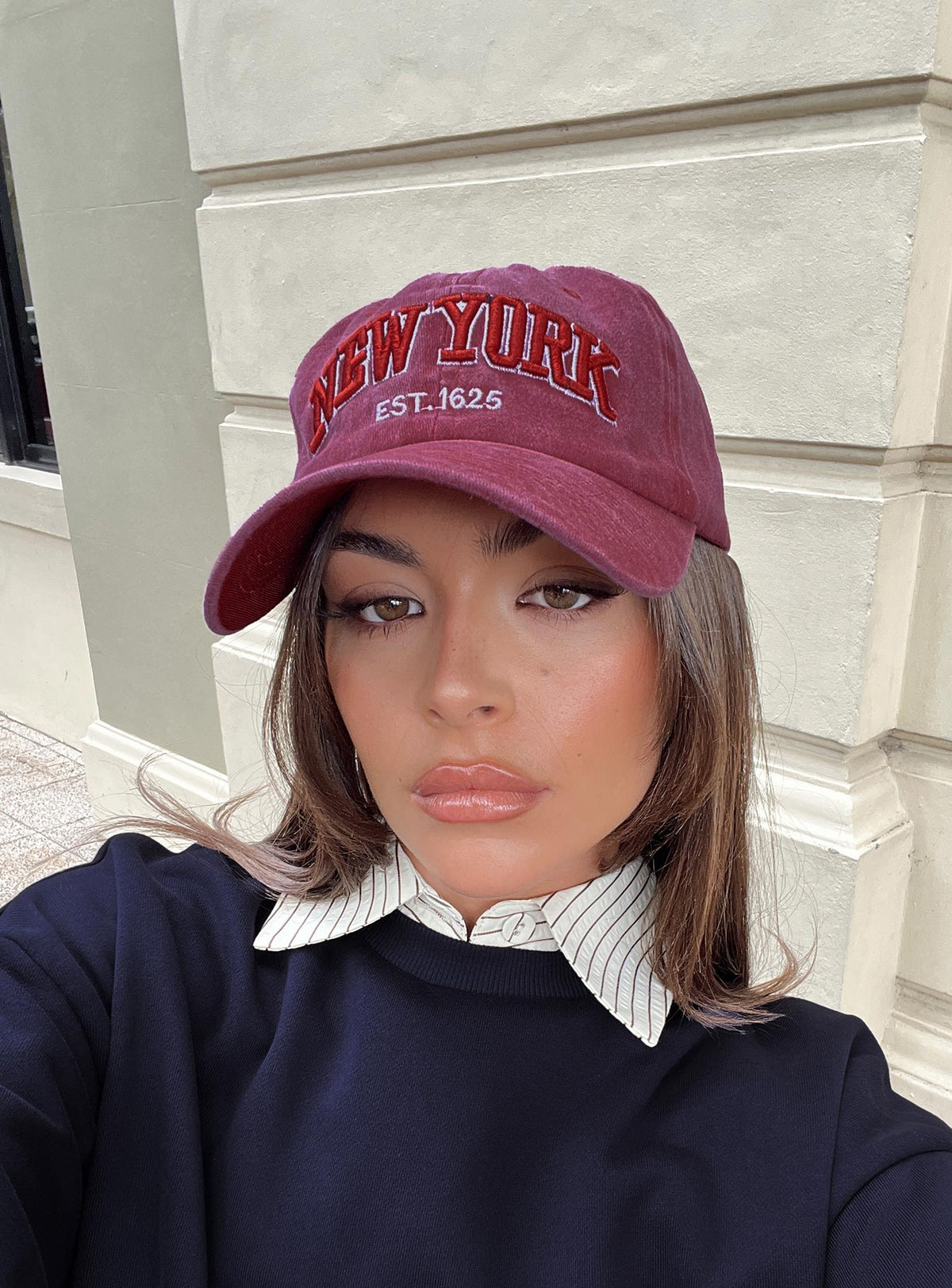 Normal Girl Hat Washed Red