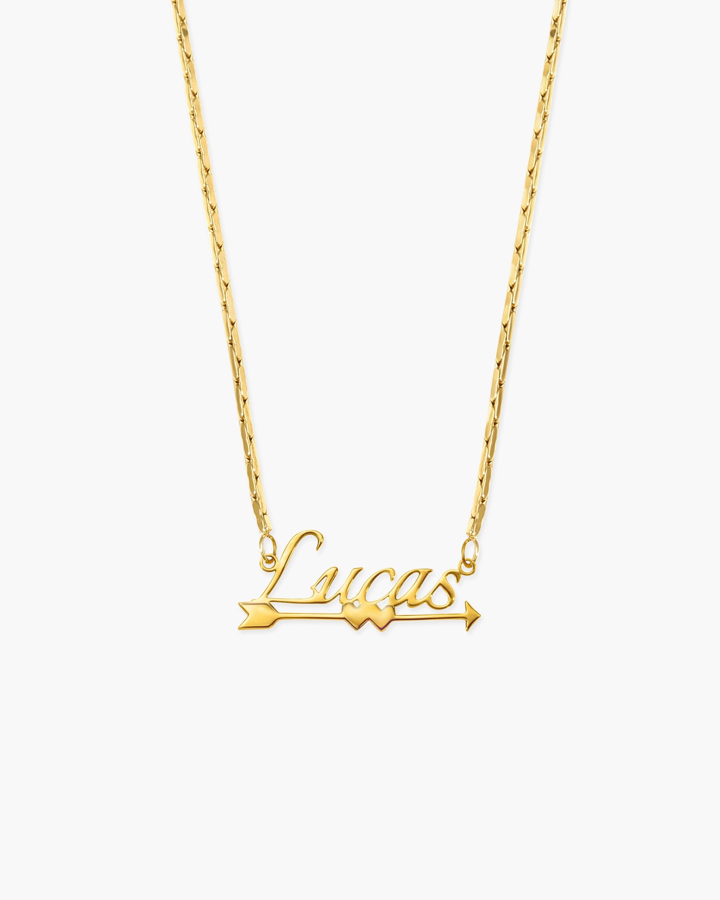 Personalized Name Necklace, Angel Wings