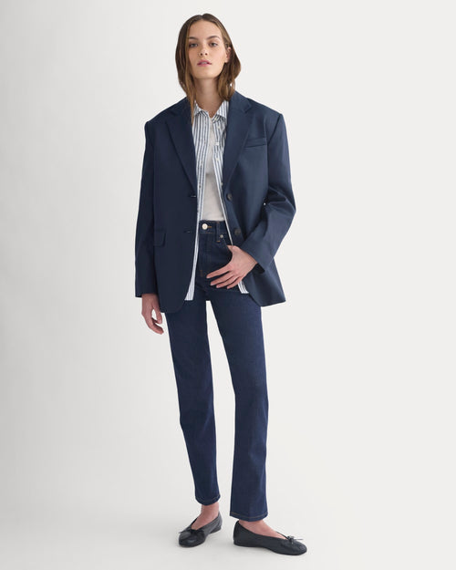 High-Rise Cigarette Jean | Pure Blue
