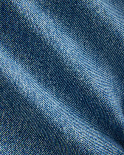 Mid-Rise Denim Midi Skirt | Vintage Mid Indigo