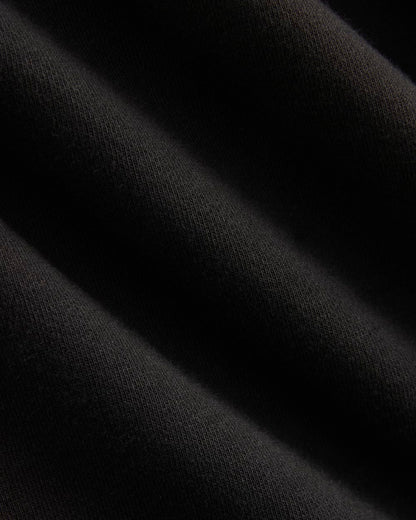 Luxe Fleece Oversized Full-Zip Hoodie | Black