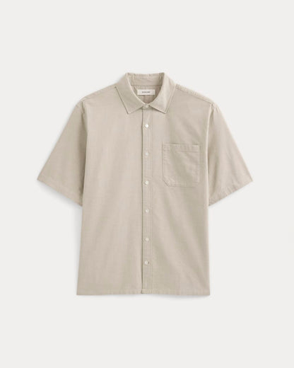 Lightweight Short-Sleeve Oxford | Chinchilla Chambray