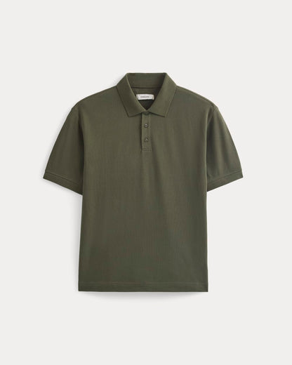 Classic Piqué Polo | Olive Night