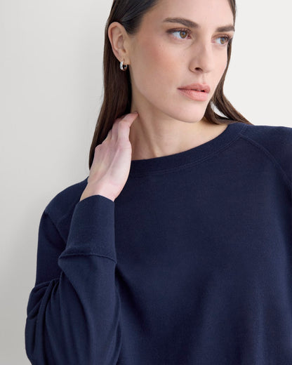 Raglan Sweater in Ultrasoft Merino | Rich Navy