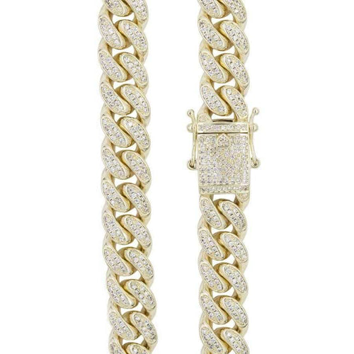 20" 12mm Diamond Cuban Link
